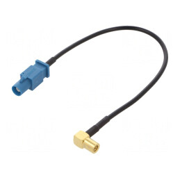Cablu Fakra Tată SMB Mamă 200mm Unghi Drept | Electronic-mag.ro | Componente Electronice