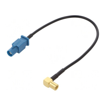 Cablu Fakra Tată SMB Mamă 200mm Unghi Drept | Electronic-mag.ro | Componente Electronice