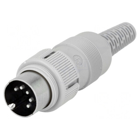Mufă DIN 5 Pin 180° pe Cablu | Electronic-mag.ro | Componente Electronice