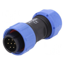 Conector SP17 Tată 7-Pin IP68 6-10mm 400V 5A