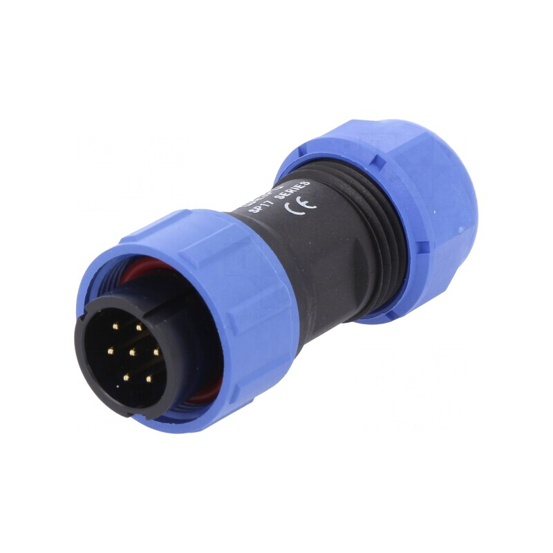 Conector SP17 Tată 7-Pin IP68 6-10mm 400V 5A | Electronic-mag.ro | Componente Electronice Conector SP17 Tată 7-Pin IP68 6-10mm 400V 5A | Electronic-mag.ro | Componente Electronice