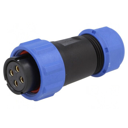 Mufă Mamă SP21 4 PIN IP68 10A 500V 7-12mm | Electronic-mag.ro | Componente Electronice
