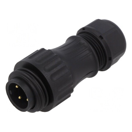 Mufă WA22 tată 4 pini IP67 16A terminal șurub | Electronic-mag.ro | Componente Electronice
