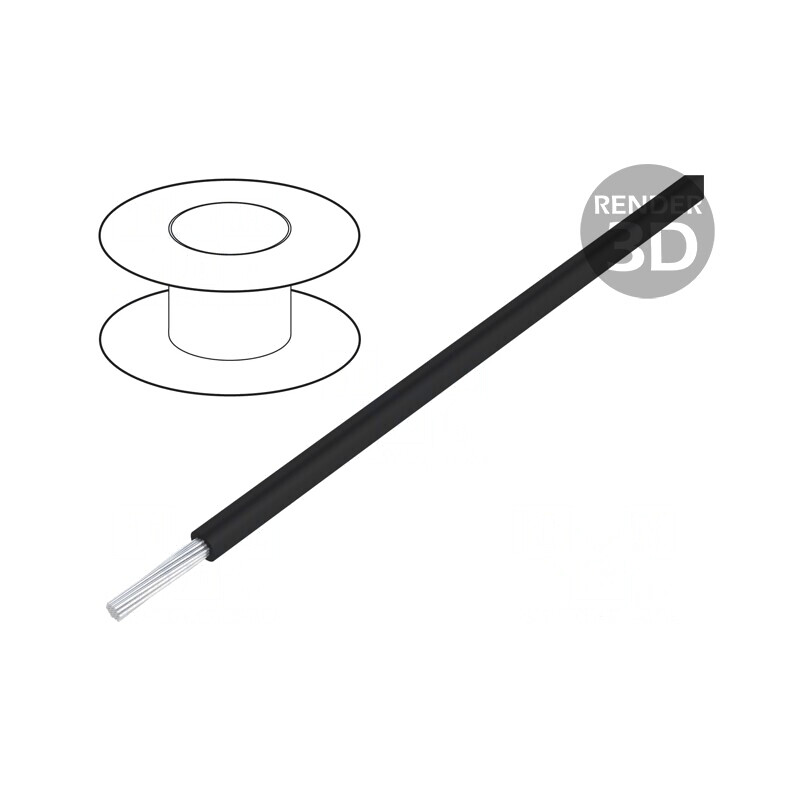 Cablu electric siliconic 1x2,5mm2 negru 600V | Electronic-mag.ro | Componente Electronice Cablu electric siliconic 1x2,5mm2 negru 600V | Electronic-mag.ro | Componente Electronice