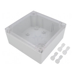 Carcasă Universală ABS Gri IP55 104x113x53 mm | Electronic-mag.ro | Componente Electronice