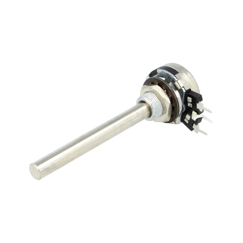 Potentiometru axial 10kΩ 200mW THT 6mm metalic | Electronic-mag.ro | Componente Electronice