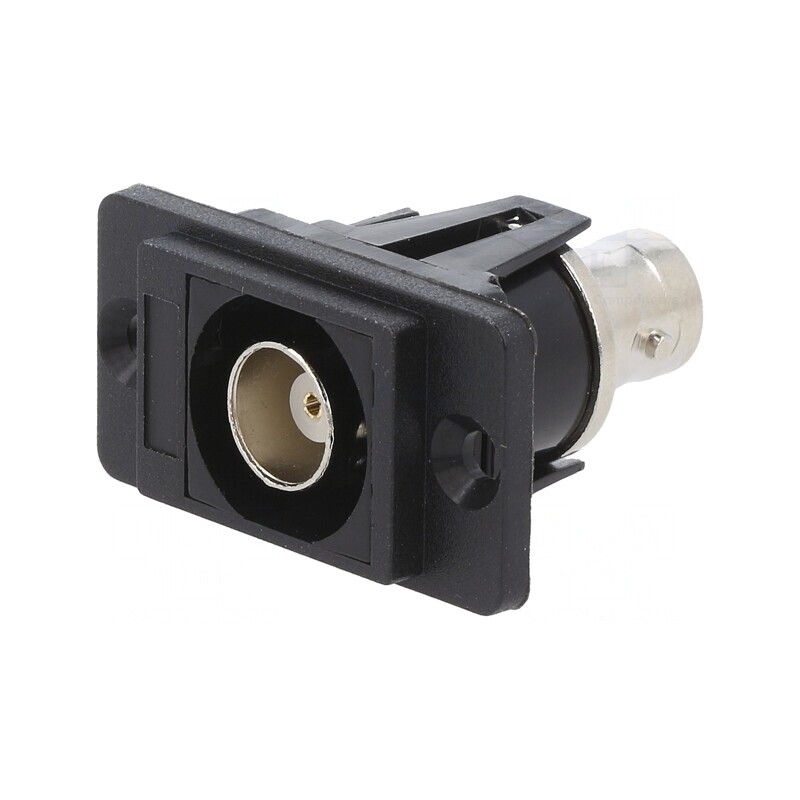 Adaptor BNC Soclu 50Ω Argintiu Plastic | Electronic-mag.ro | Componente Electronice