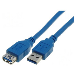 Cablu USB 3.0 3m Albastru | Electronic-mag.ro | Componente Electronice