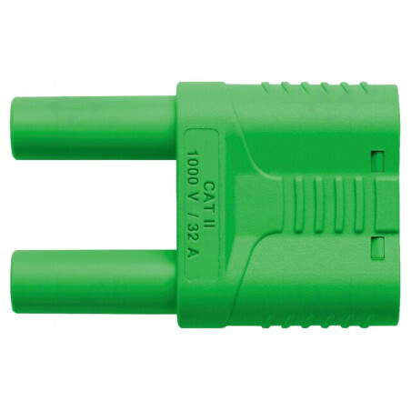 Conector Punte Verde 4mm 32A 1kVAC Izolat | Electronic-mag.ro | Componente Electronice