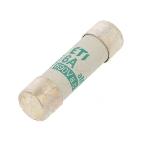 Siguranță cilindrică industrială 6A 690VAC | Electronic-mag.ro | Componente Electronice