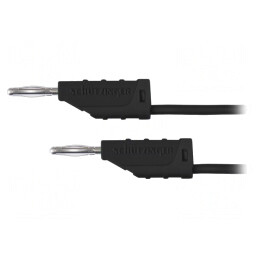 Cablu de măsurare 10A 0,1m negru