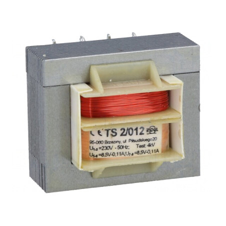 Transformator de alimentare 2VA 230V 8,5V 110mA | Electronic-mag.ro | Componente Electronice