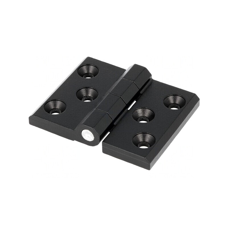 Balama Aluminiu-Zinc Neagră 76mm x 60mm | Electronic-mag.ro | Componente Electronice