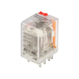 Releu Electromagnetic 4PDT 24VAC 5A | Electronic-mag.ro | Componente Electronice