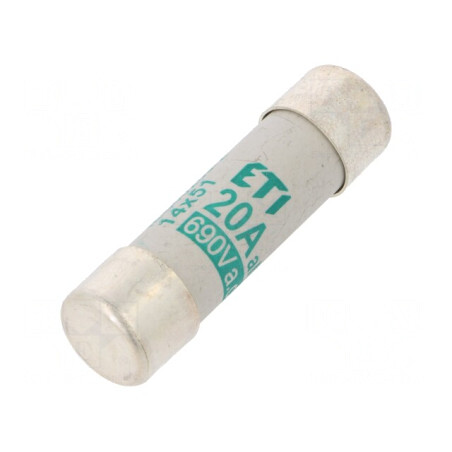 Siguranță industrială cilindrică 20A 690VAC | Electronic-mag.ro | Componente Electronice