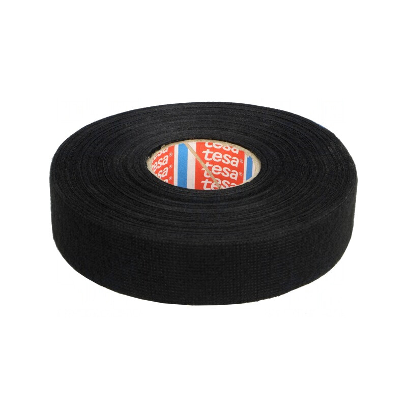 Bandă Textilă Automotive Neagră 25mm x 25m | Electronic-mag.ro | Componente Electronice