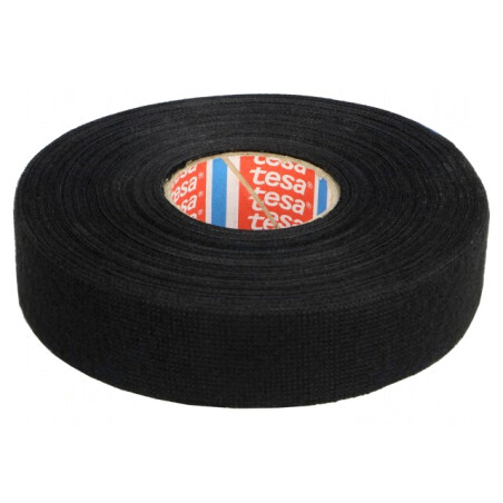 Bandă Textilă Automotive Neagră 25mm x 25m | Electronic-mag.ro | Componente Electronice
