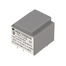 Transformator încapsulat 0,5VA 230V 10,5V PCB | Electronic-mag.ro | Componente Electronice