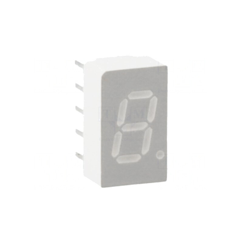 Afișaj LED 7 Segmente 7.62mm Roșu | Electronic-mag.ro | Componente Electronice