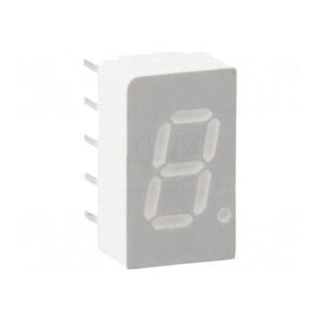 Afișaj LED 7 Segmente 7.62mm Roșu | Electronic-mag.ro | Componente Electronice