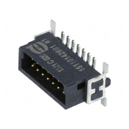 Conector PCB-Cablu Tată 14 PIN 1,27mm SMT | Electronic-mag.ro | Componente Electronice