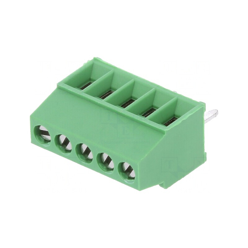 Regletă de Conexiuni PCB 90° 2,54mm 5 Piste 10A | Electronic-mag.ro | Componente Electronice Regletă de Conexiuni PCB 90° 2,54mm 5 Piste 10A | Electronic-mag.ro | Componente Electronice