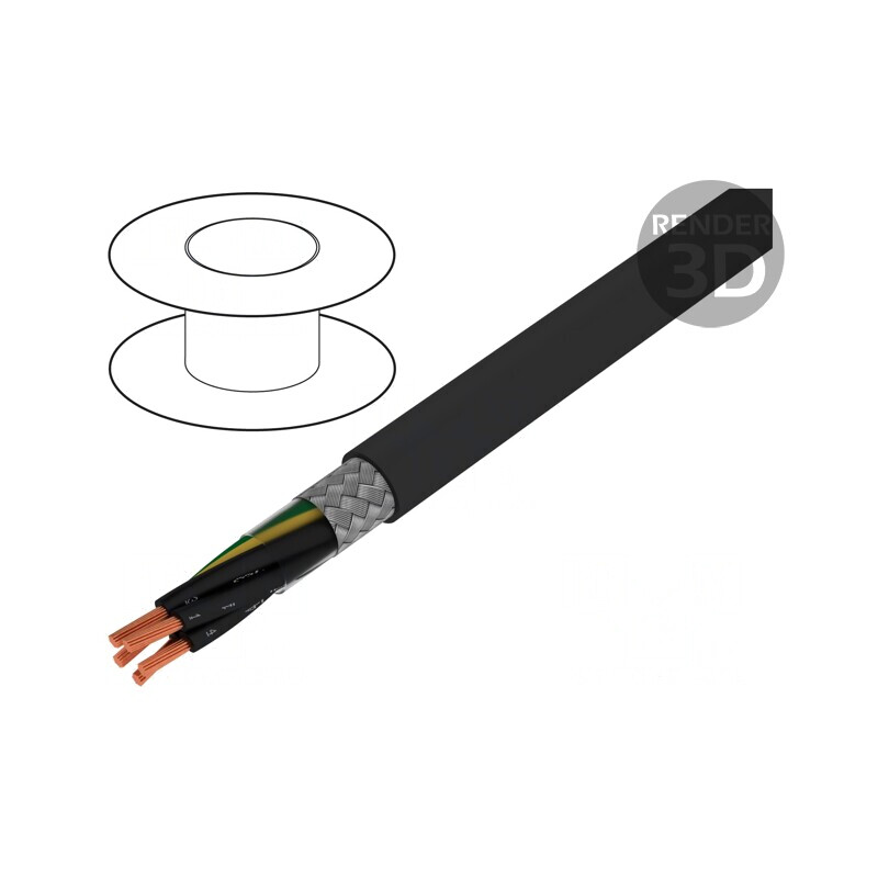 Cablu ÖLFLEX® CLASSIC 115 CY BK 5G1,5mm2 PVC Negru | Electronic-mag.ro | Componente Electronice