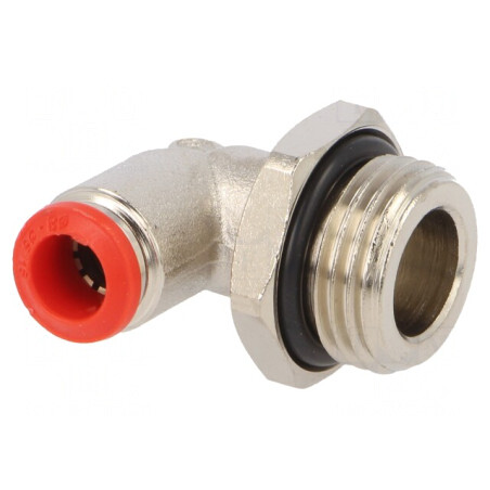 Racord Push-in Unghi Alamă Nichelată 20bar | Electronic-mag.ro | Componente Electronice