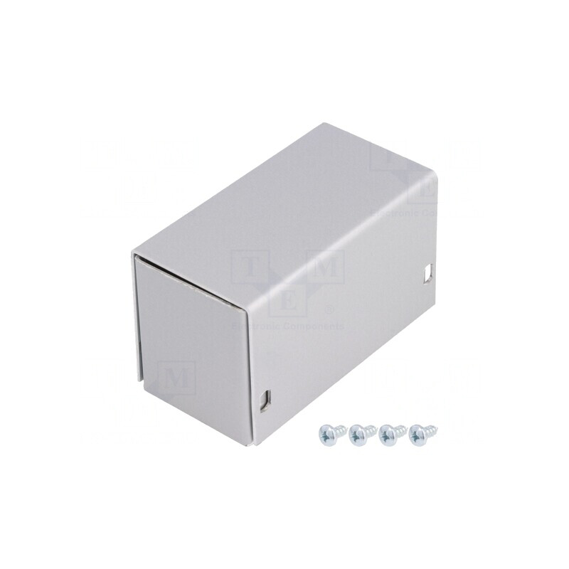 Carcasă universală aluminiu gri 38x72x43mm | Electronic-mag.ro | Componente Electronice