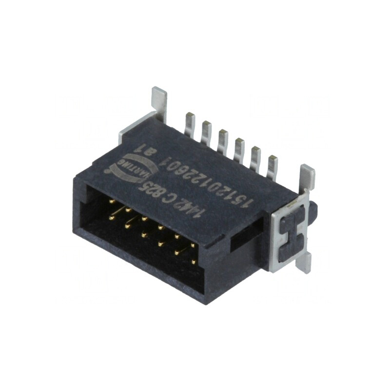 Conector PCB-Cablu 12-Pini 1,27mm SMT Har-flex 2,3A | Electronic-mag.ro | Componente Electronice