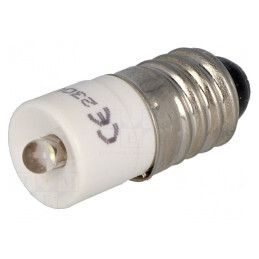 Lampă LED Albă E10 230V 1 Diode | Electronic-mag.ro | Componente Electronice