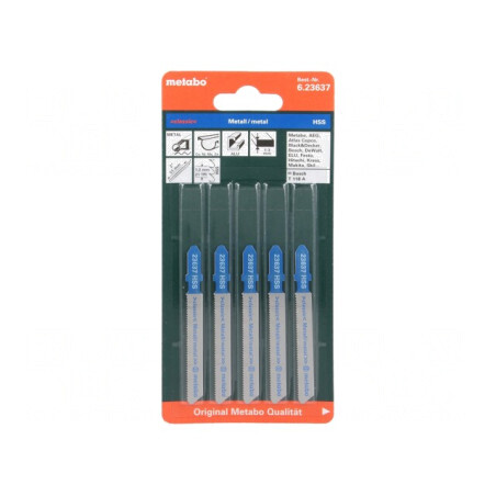 Pânză Fierăstrău Tablă 51mm 5buc BASIC METAL | Electronic-mag.ro | Componente Electronice