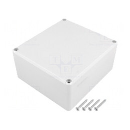 Carcasă Universală ABS Gri 115x125x58mm cu Garnitură | Electronic-mag.ro | Componente Electronice