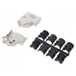 Conector D-Sub 9pin 45° 13mm Cu Șuruburi | Electronic-mag.ro | Componente Electronice