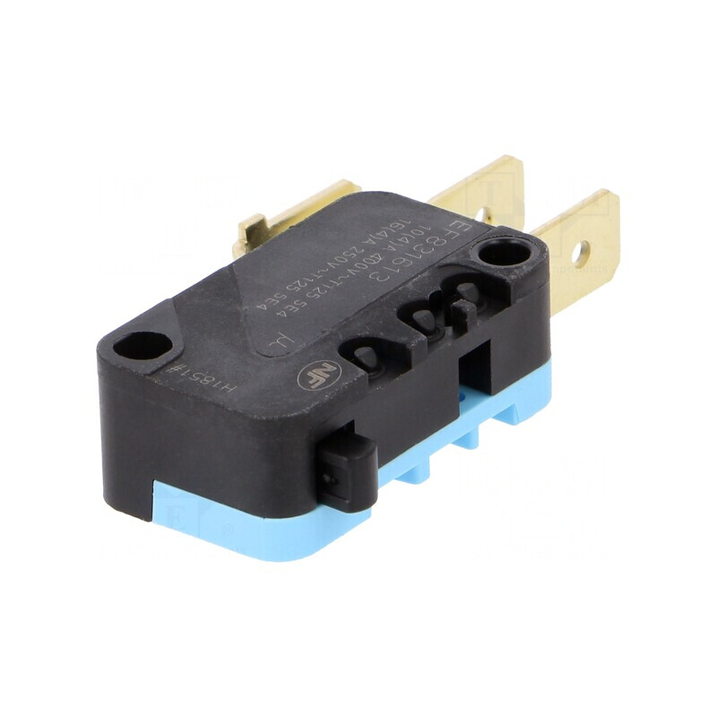 Microîntrerupător SNAP ACTION 16A 250VAC SPDT fără manetă | Electronic-mag.ro | Componente Electronice