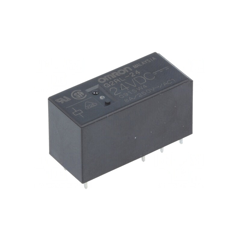 Releu Electromagnetic DPDT 24V 8A | Electronic-mag.ro | Componente Electronice