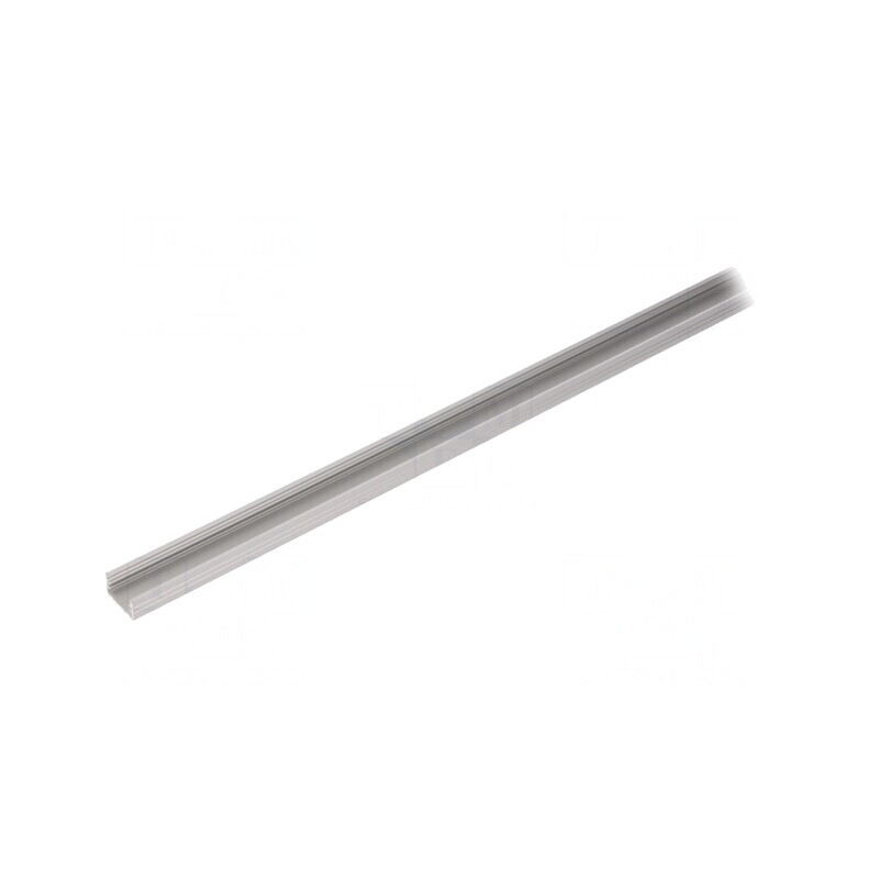 Profil Aluminiu LED 2m Slim8 Surface Natural | Electronic-mag.ro | Componente Electronice