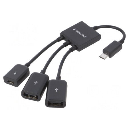 Adaptor USB Dual Micro USB și USB A | Electronic-mag.ro | Componente Electronice