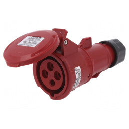 Conector AC Trifazat 16A 380/415V Soclu Mamă | Electronic-mag.ro | Componente Electronice
