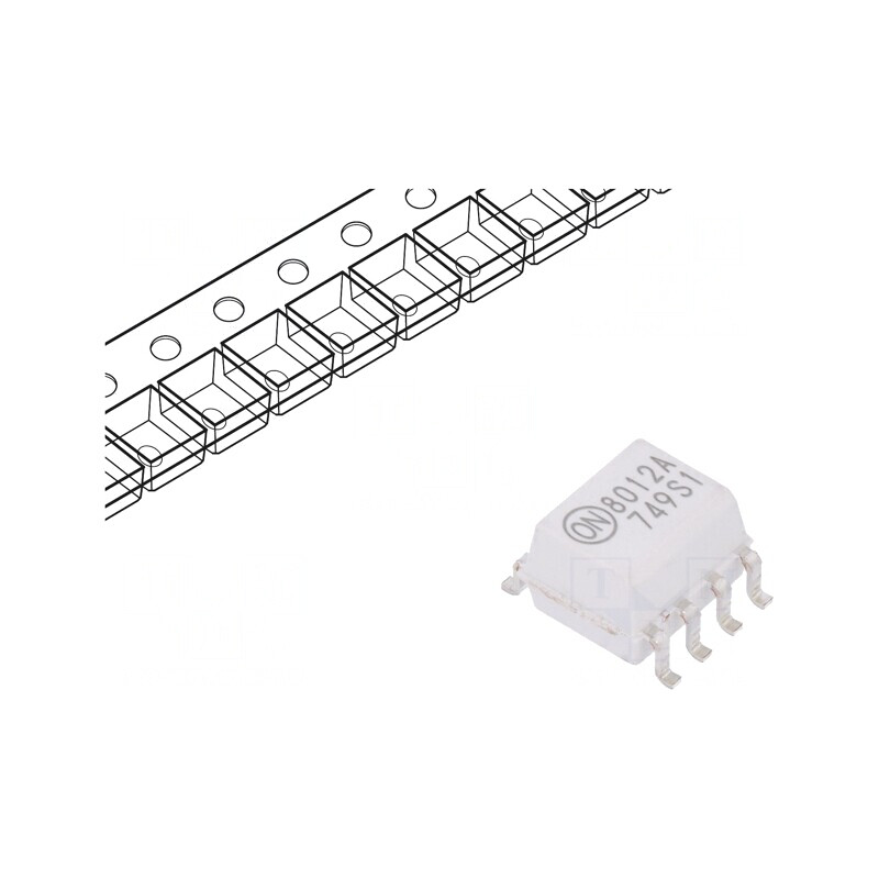 Optocuplor SMD 15Mbps SO8 20kV/μs | Electronic-mag.ro | Componente Electronice