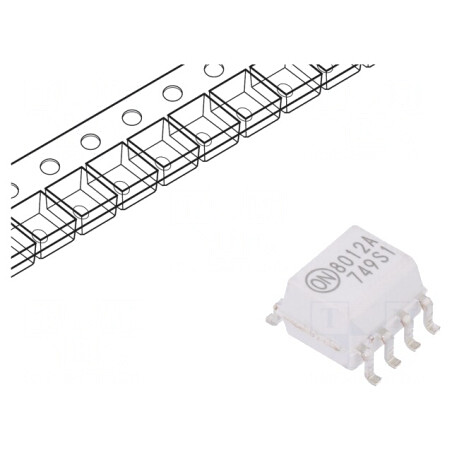 Optocuplor SMD 15Mbps SO8 20kV/μs | Electronic-mag.ro | Componente Electronice