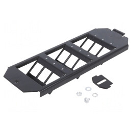 Adaptor de montare Keystone 9 porturi negru | Electronic-mag.ro | Componente Electronice