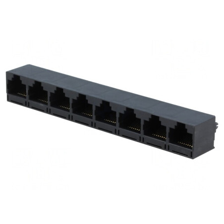 Soclu RJ45 Cat 5 8p8c | Electronic-mag.ro | Componente Electronice