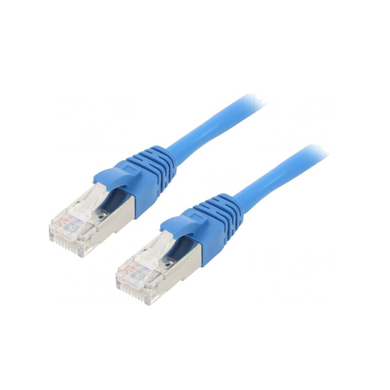 Cablu Patch Cat.6a S/FTP LSZH Albastru | Electronic-mag.ro | Componente Electronice