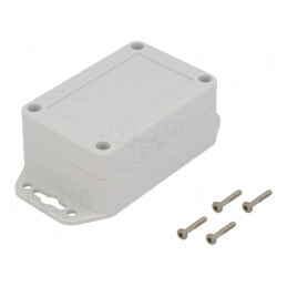 Carcasă universală ABS gri deschis 60x90x40mm | Electronic-mag.ro | Componente Electronice