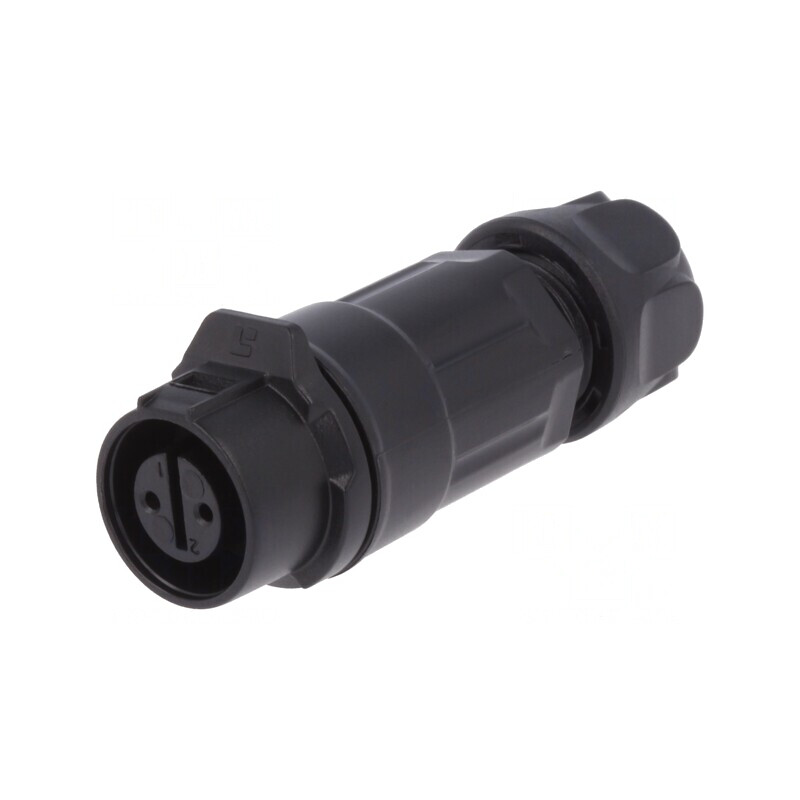 Conector Circular Mufă 12mm 2 PIN Aurit 5A Mamă | Electronic-mag.ro | Componente Electronice