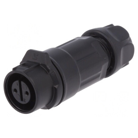Conector Circular Mufă 12mm 2 PIN Aurit 5A Mamă | Electronic-mag.ro | Componente Electronice