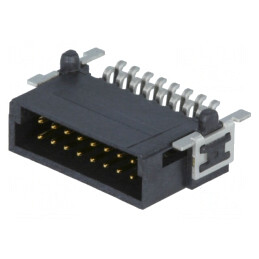 Conector PCB-cablu/PCB tată 16 pini 1,27mm SMT | Electronic-mag.ro | Componente Electronice