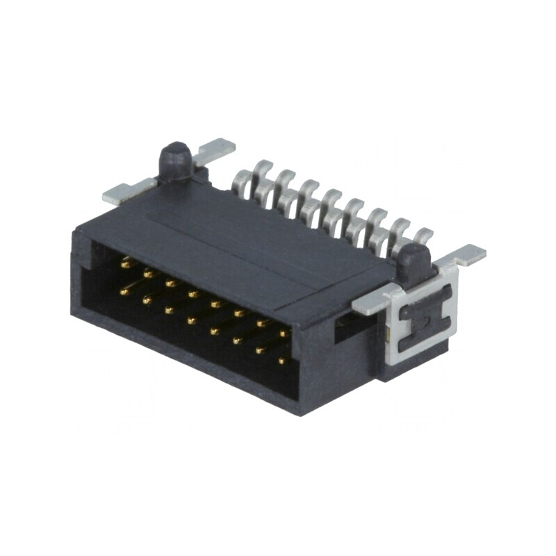 Conector PCB-cablu/PCB tată 16 pini 1,27mm SMT | Electronic-mag.ro | Componente Electronice