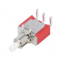 Comutator Apăsare SPDT 1A 250V ON-(ON) | Electronic-mag.ro | Componente Electronice